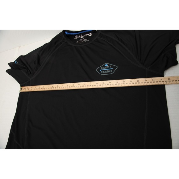 Tommy Bahama Performance Shirt Mens 2XL Black Navy Relax UV Tech UPF 30 Lot Of 2 - Picture 8 of 16